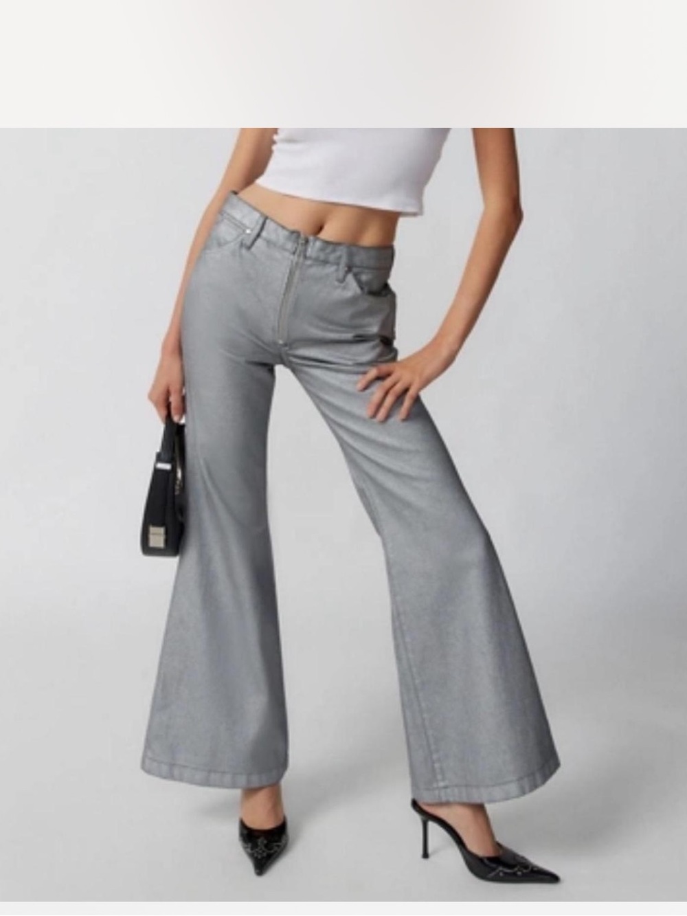 Wrangler Silver Flare Jeans